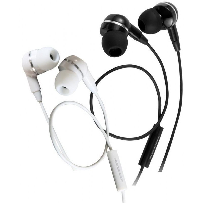 Écouteurs intraauriculaires avec micro Promate EarMateiS / Blanc