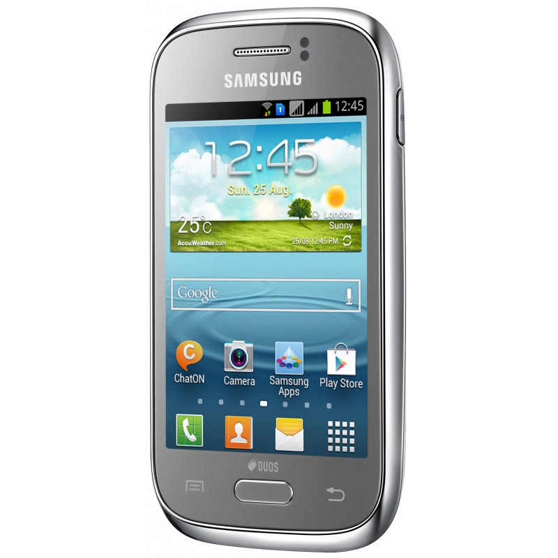 Téléphone Portable Samsung Galaxy Young / Double SIM / Argent