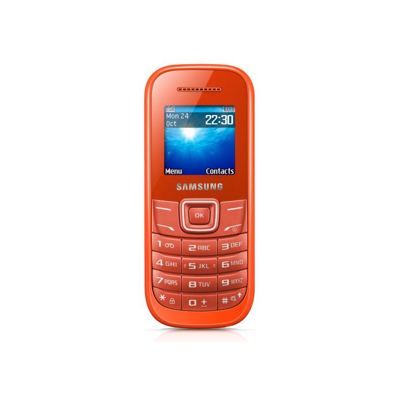 Téléphone Portable Samsung E1200R / Orangé Téléphone Portable Samsung E1200R / Orangé