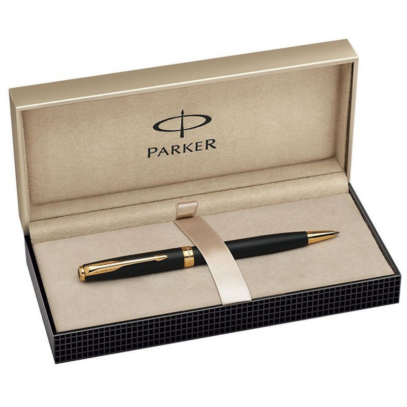 Stylo Parker Sonnet Noir Mat / Or Bille Stylo Parker Sonnet Noir Mat / Or Bille