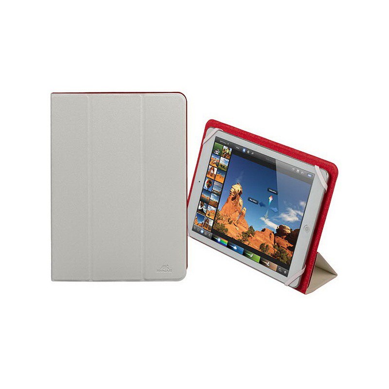 Etui double-face pour tablette 10.1" Blanc/Rouge Etui double-face pour tablette 10.1" Blanc/Rouge