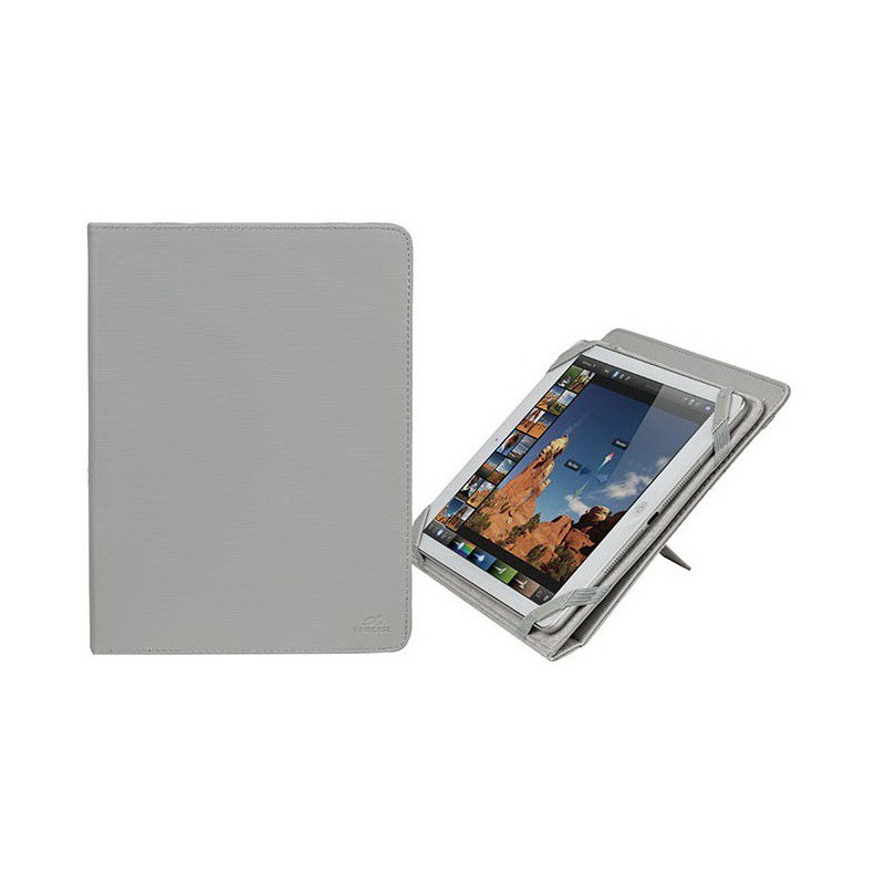 Etui pliant avec support béquille pour tablette 10.1" / Gris Etui pliant avec support béquille pour tablette 10.1" / Gris