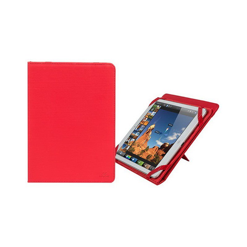 Etui pliant avec support béquille pour tablette 10.1" / Rouge Etui pliant avec support béquille pour tablette 10.1" / Rouge