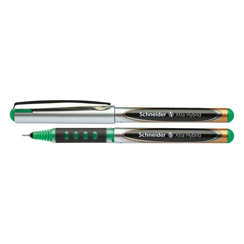 Stylo Roller à encre liquide Schneider Xtra Hybrid 0.3 mm / Vert Stylo Roller à encre liquide Schneider Xtra Hybrid 0.3 mm / Vert