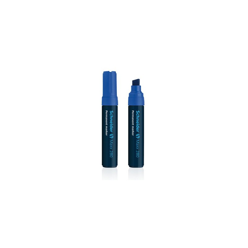 Marqueur Permanent Schneider Maxx 280 / Bleu Marqueur Permanent Schneider Maxx 280 / Bleu