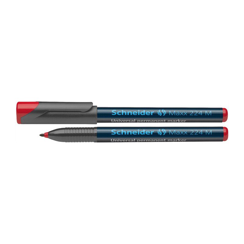 Marqueur Permanent Schneider Maxx 224 M / Rouge Marqueur Permanent Schneider Maxx 224 M / Rouge