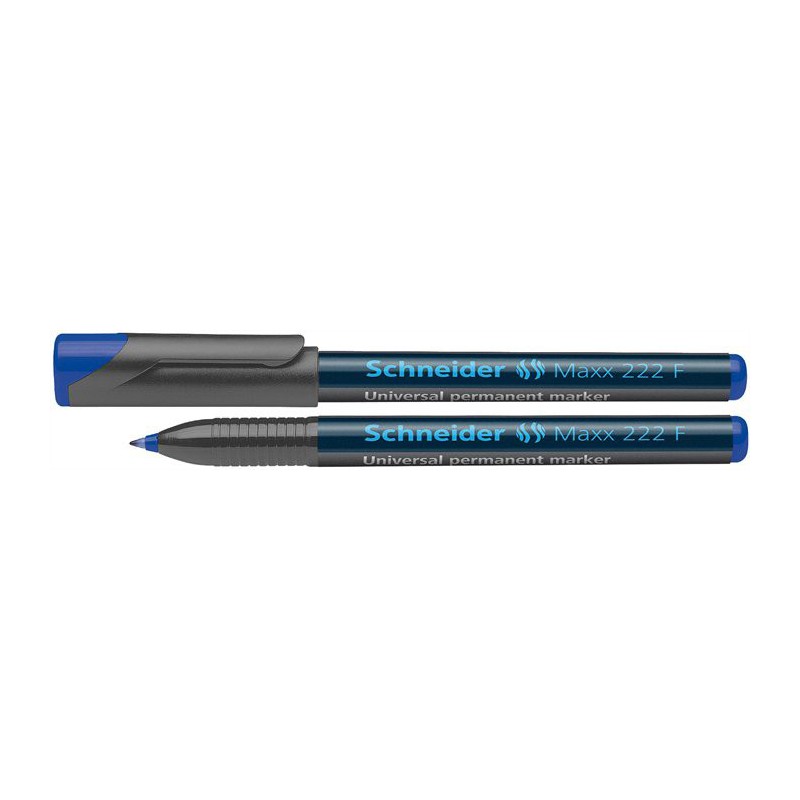 Marqueur Permanent Schneider Maxx 222 F / Bleu Marqueur Permanent Schneider Maxx 222 F / Bleu
