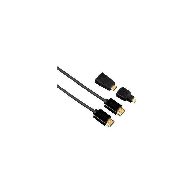 Câble HDMI mâle/mâle + 2 Adaptateurs Câble HDMI mâle/mâle + 2 Adaptateurs