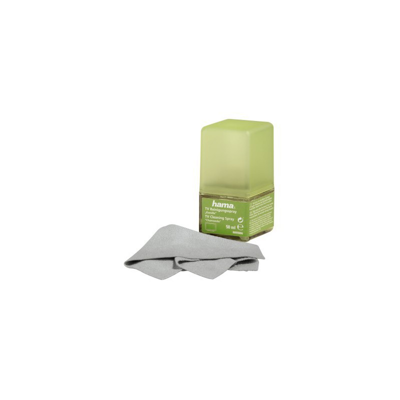 Hama Spray de nettoyage Ecran 50 ml + chiffon / Camomille Hama Spray de nettoyage Ecran 50 ml + chiffon / Camomille
