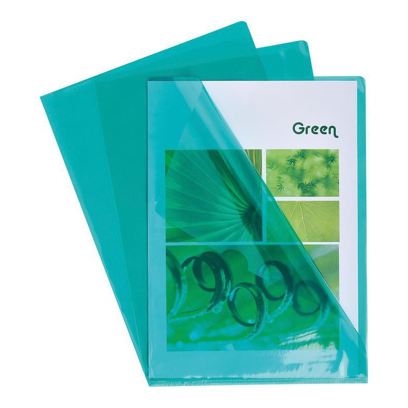 Chemise coin PVC Vert Chemise coin PVC Vert