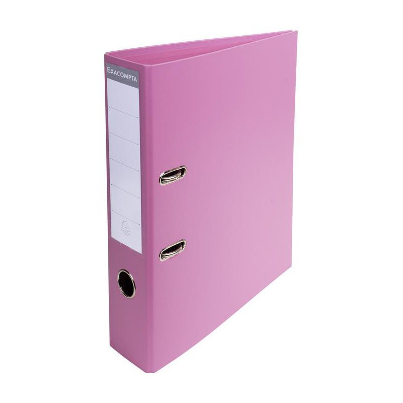 Classeur à levier PVC A4 dos de 70mm / Rose Classeur à levier PVC A4 dos de 70mm / Rose