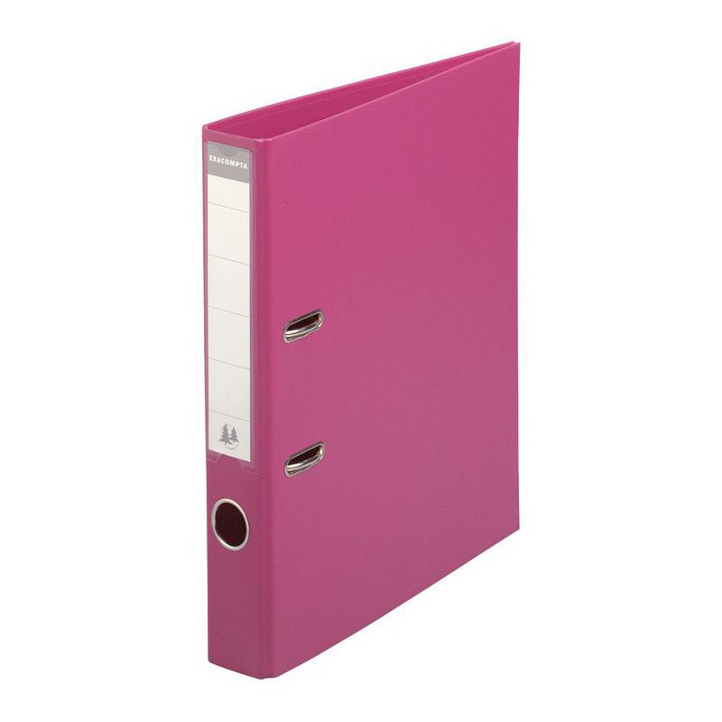 Classeur à levier PVC A4 dos de 50mm / Rose Fuchsia Classeur à levier PVC A4 dos de 50mm / Rose Fuchsia