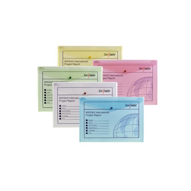 Pochette de classement Snopake Polyfile A4 Classique Pochette de classement Snopake Polyfile A4 Classique