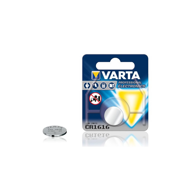 Pile électronique Bouton Lithium Varta CR1616 Pile électronique Bouton Lithium Varta CR1616