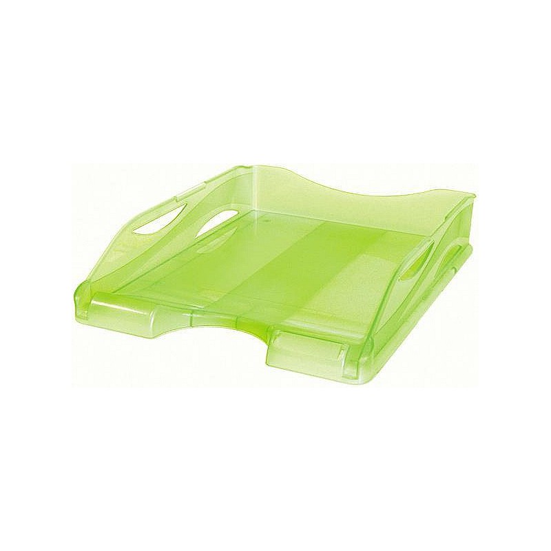Corbeille à courrier ARDA - A4 / Vert Transparent Corbeille à courrier ARDA - A4 / Vert Transparent