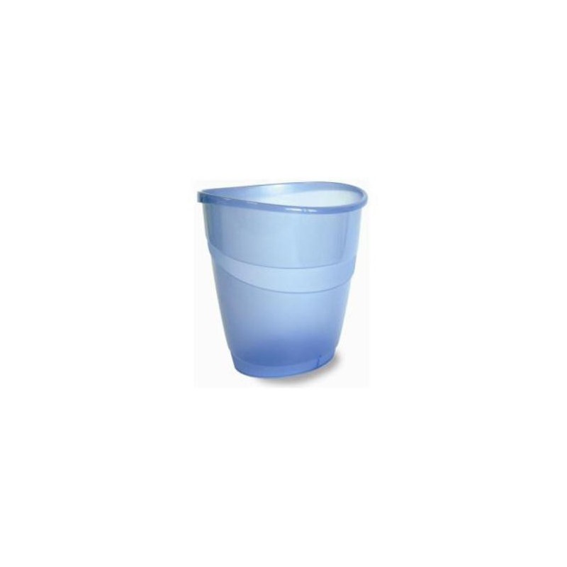 Corbeille à papier ARDA 16L / Bleu Transparent Corbeille à papier ARDA 16L / Bleu Transparent