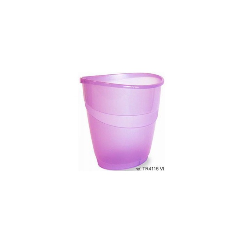 Corbeille à papier ARDA 16L / Violet Transparent Corbeille à papier ARDA 16L / Violet Transparent