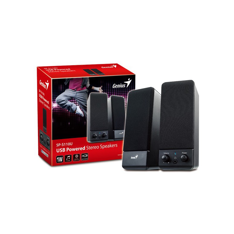 Haut parleur Genius SP-S110U / Noir Haut parleur Genius SP-S110U / Noir