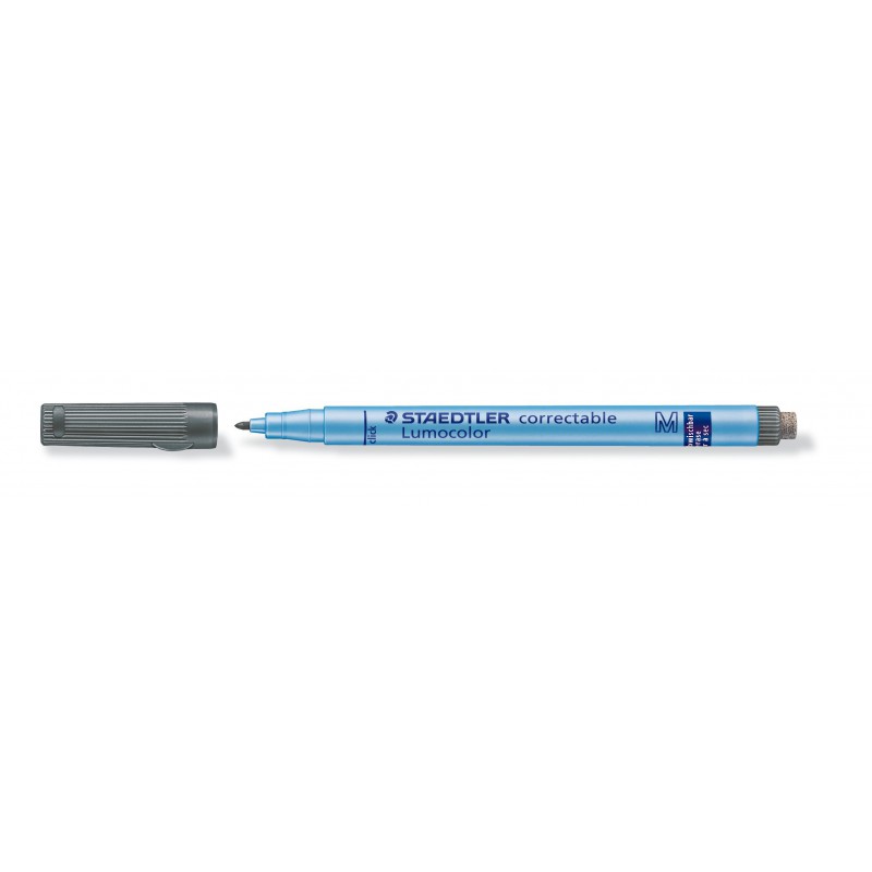 Feutre non-permanent Staedtler Lumocolor correctable 305 M / Noir Feutre non-permanent Staedtler Lumocolor correctable 305 M / Noir