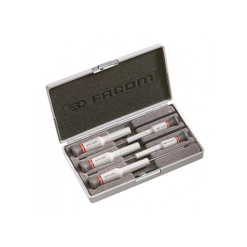 Coffret de 5 Tournevis Micro-Tech Facom AEF.J5 Coffret de 5 Tournevis Micro-Tech Facom AEF.J5