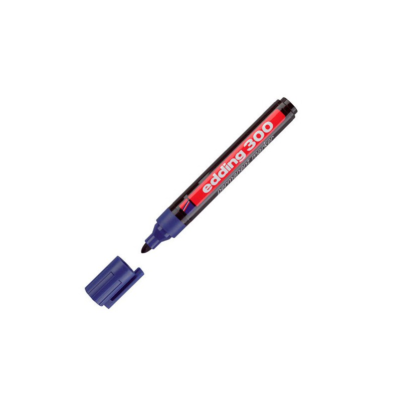Marqueur permanent Edding 300 / Bleu Marqueur permanent Edding 300 / Bleu