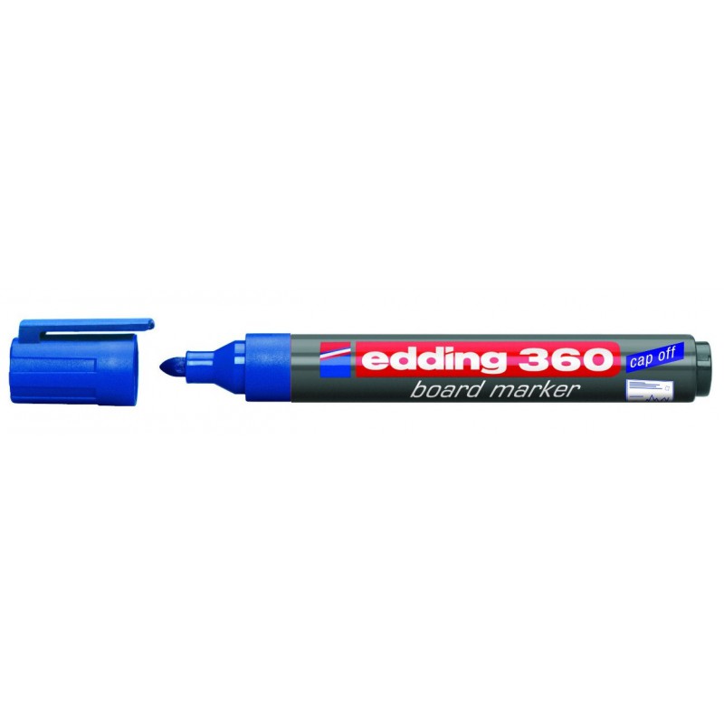 Marqueur pour tableau blanc Edding 360 / Bleu Marqueur pour tableau blanc Edding 360 / Bleu