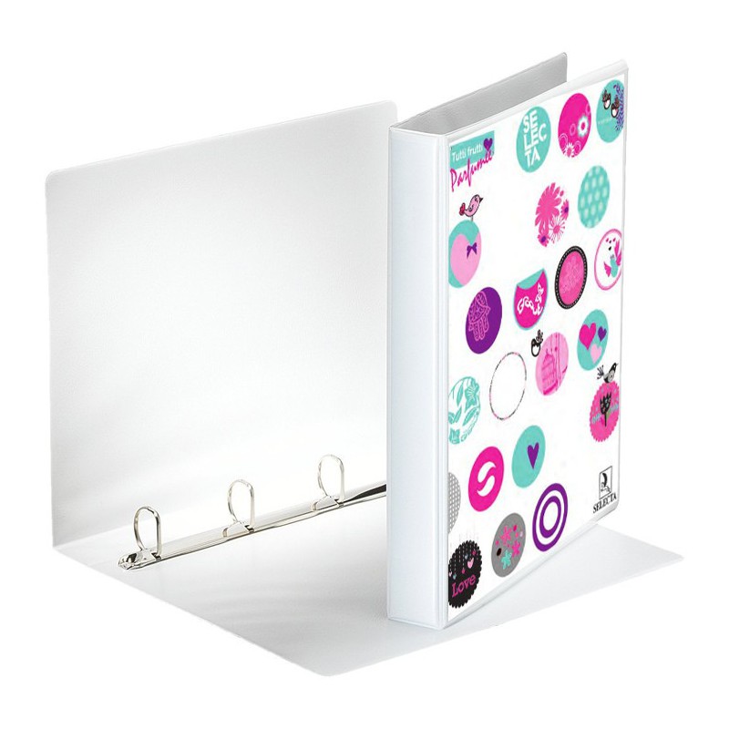 Classeur personnalisable 2 Faces D35 Dos 50mm / Blanc Classeur personnalisable 2 Faces D35 Dos 50mm / Blanc