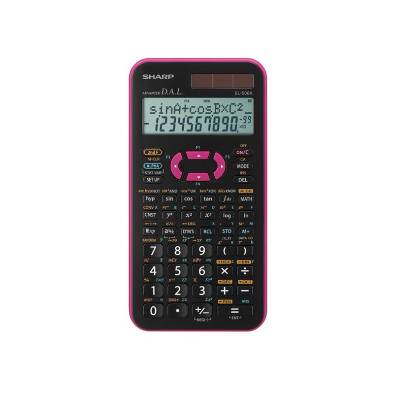 Calculatrice Scientifique Sharp EL-506X / Rose Calculatrice Scientifique Sharp EL-506X / Rose