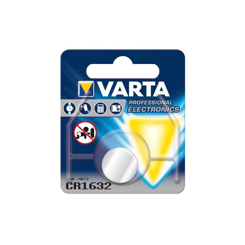 Pile électronique Bouton Lithium Varta CR1632 Pile électronique Bouton Lithium Varta CR1632