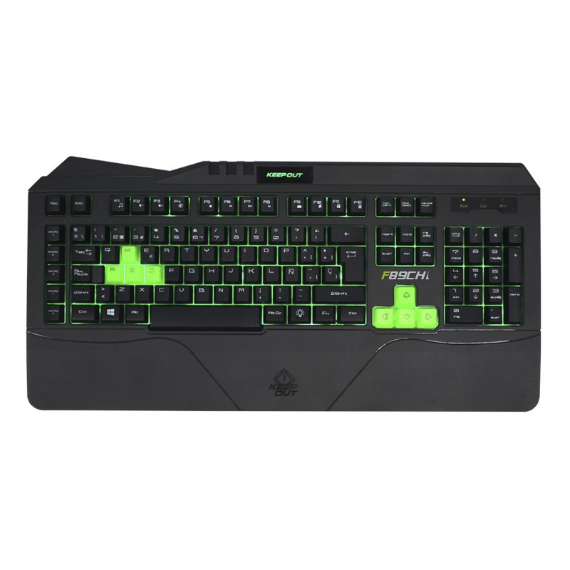 Clavier Gaming réctro-éclairé Keep Out F89CHE Clavier Gaming réctro-éclairé Keep Out F89CHE