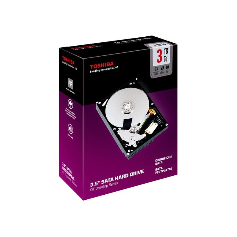 Disque Dur Interne Neuf 3.5" Toshiba 3 To Disque Dur Interne Neuf 3.5" Toshiba 3 To