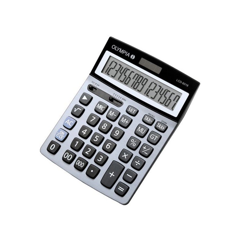 Calculatrice de bureau 16 chiffres Olympia LCD 6016 Calculatrice de bureau 16 chiffres Olympia LCD 6016