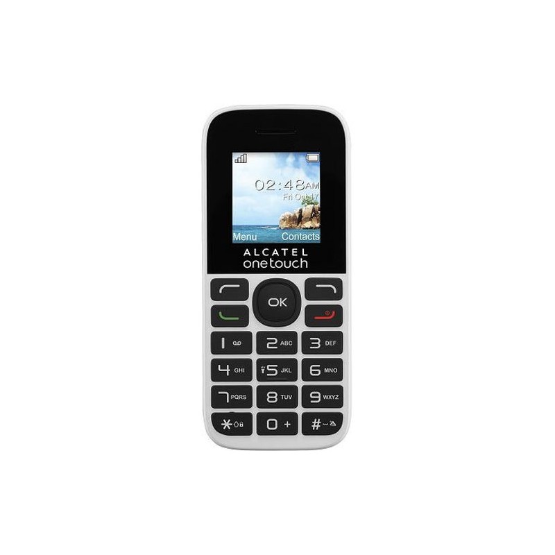 Téléphone Portable Alcatel 1016D Noir / Double SIM Téléphone Portable Alcatel 1016D Noir / Double SIM