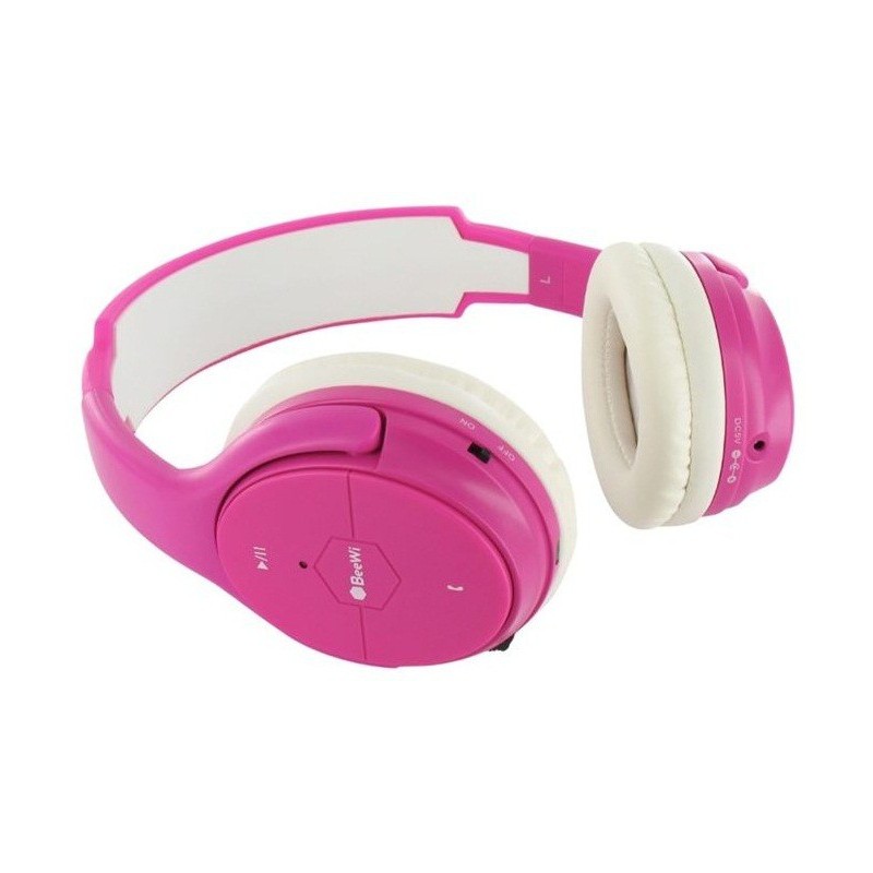 Casque BeeWi Bluetooth + Câble / Rose Casque BeeWi Bluetooth + Câble / Rose