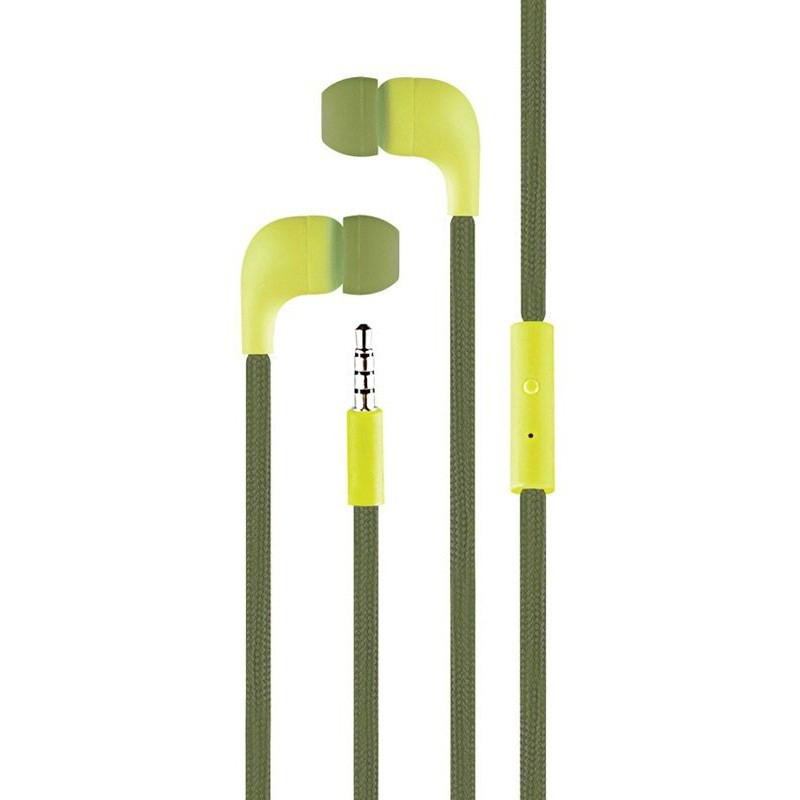 Ecouteur Cliptec BME767 avec microphone / Vert Ecouteur Cliptec BME767 avec microphone / Vert