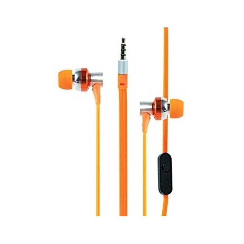 Ecouteur Cliptec G-HALLO BME757 avec microphone / Orange Ecouteur Cliptec G-HALLO BME757 avec microphone / Orange