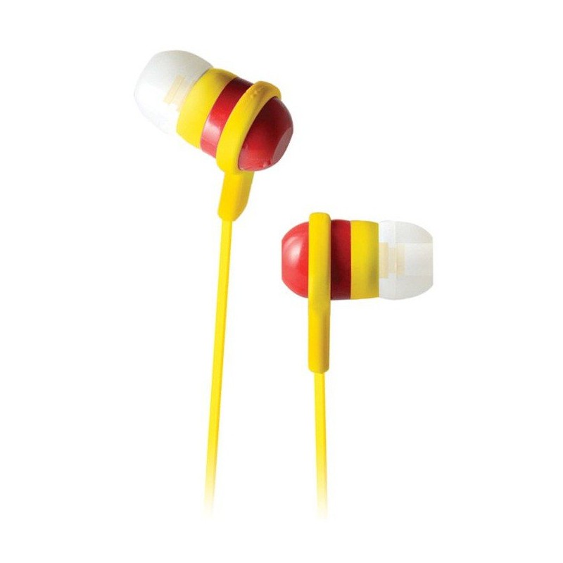 Ecouteur Cliptec Rainbow Spark BME515 / Rouge & Jaune Ecouteur Cliptec Rainbow Spark BME515 / Rouge & Jaune