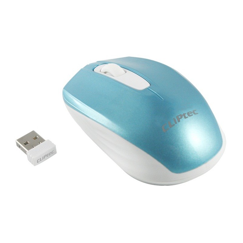 Souris optique sans fil CLiPtec AEROLINE RZS843 / Bleu Souris optique sans fil CLiPtec AEROLINE RZS843 / Bleu