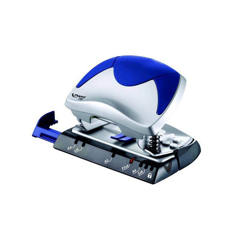 Perforateur Maped Ergologic 2 trous 15/20F / Bleu Perforateur Maped Ergologic 2 trous 15/20F / Bleu