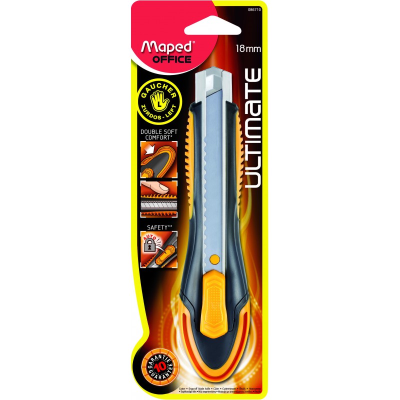 Cutteur Maped Ultimate Gaucher 18 mm Cutteur Maped Ultimate Gaucher 18 mm