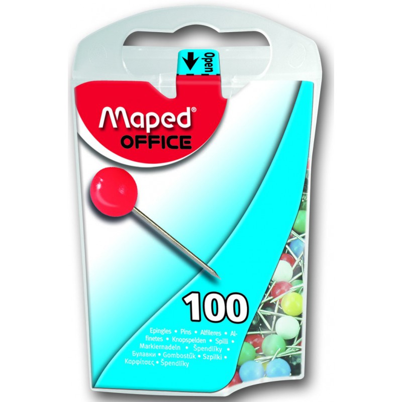 100x Epingles Memo Maped 5 mm 100x Epingles Memo Maped 5 mm
