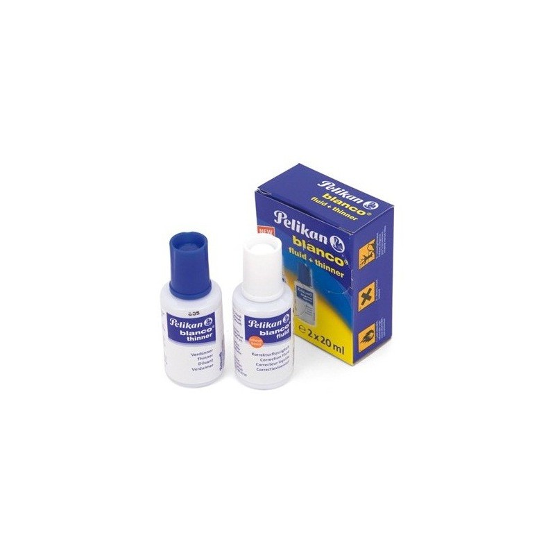 Correcteur Fluide Pelikan 2 bouteilles 20 ml Correcteur Fluide Pelikan 2 bouteilles 20 ml