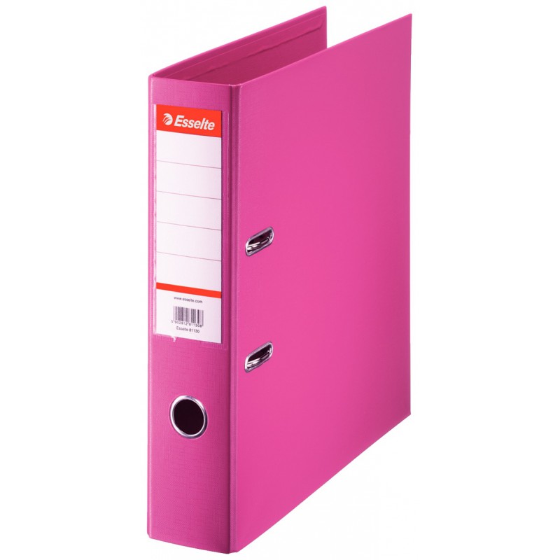 Classeur à levier Esselte A4 Standard 75 mm / Fuchsia Classeur à levier Esselte A4 Standard 75 mm / Fuchsia