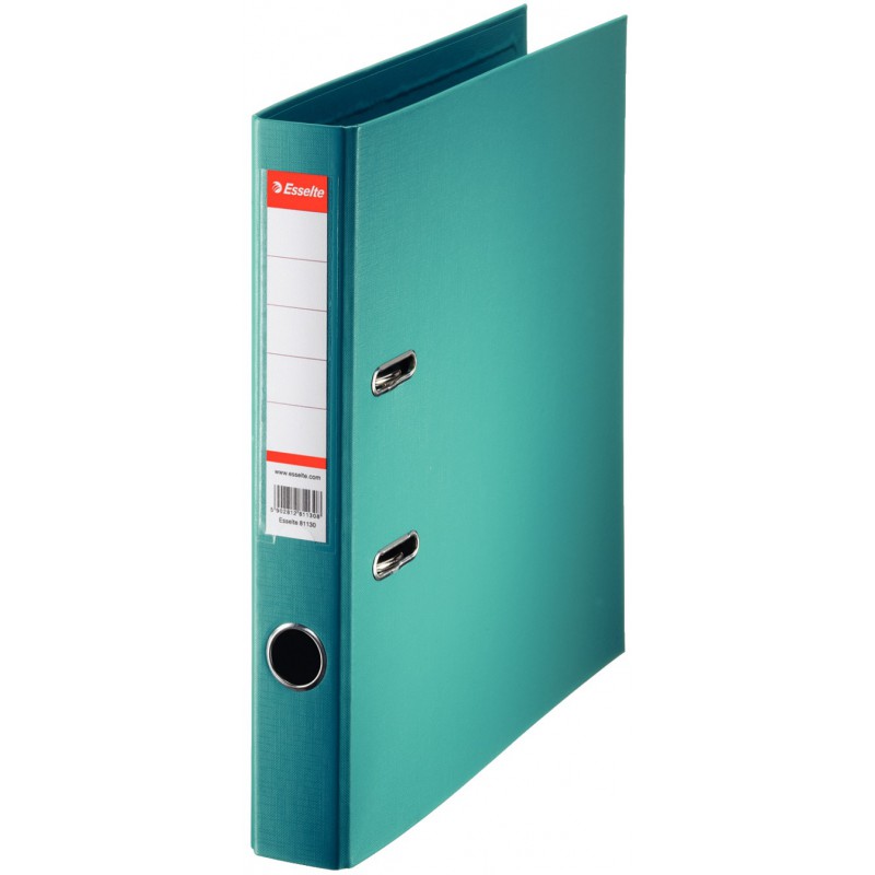 Classeur à levier Esselte A4 Standard 50 mm / Turquoise Classeur à levier Esselte A4 Standard 50 mm / Turquoise