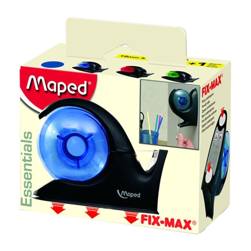 Dévidoir Maped Fix Max Essentials Green + Ruban Adhésif Dévidoir Maped Fix Max Essentials Green + Ruban Adhésif