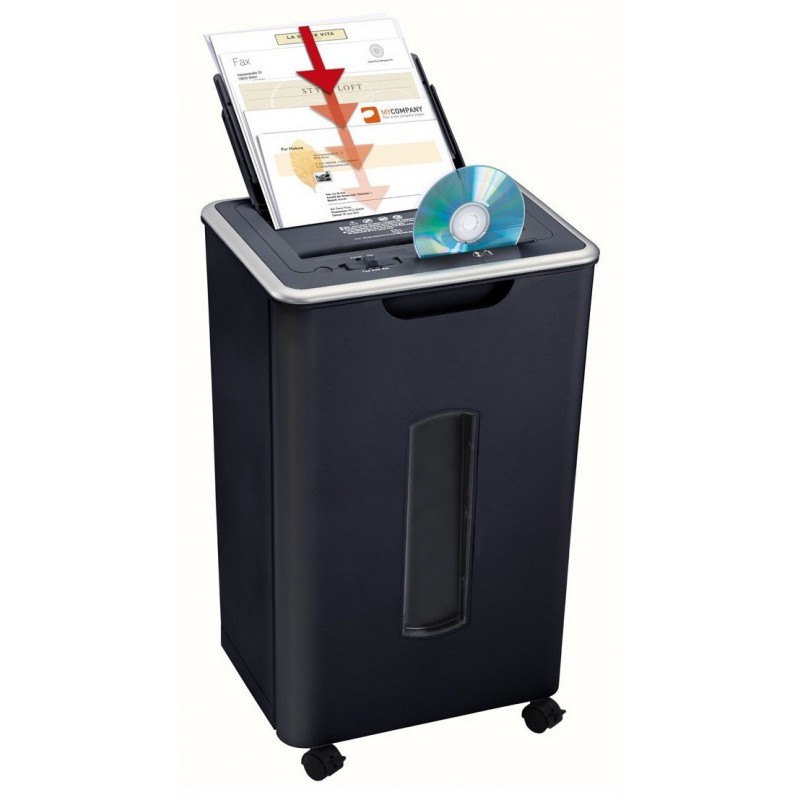 Destructeur coupe croisée Geha Office X8 CD / Noir Destructeur coupe croisée Geha Office X8 CD / Noir