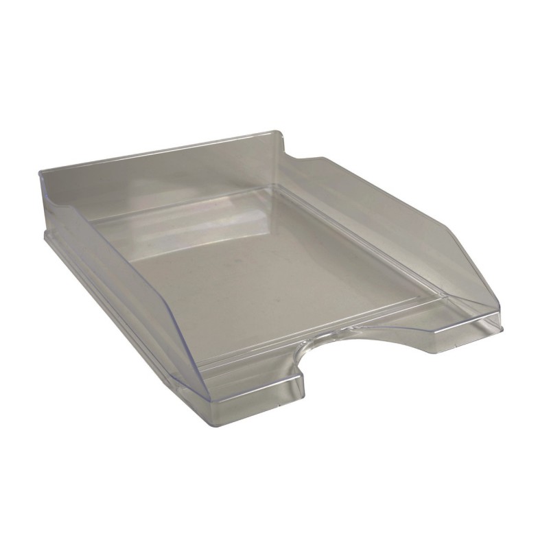 Corbeille à courrier EXACOMPTA ECOTRAY / Gris Transparent Corbeille à courrier EXACOMPTA ECOTRAY / Gris Transparent
