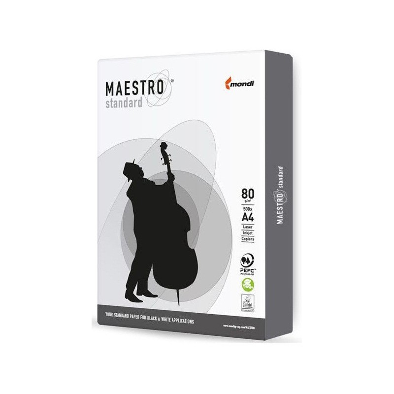 Rame papier Maestro A4 80g/m² Extra Blanc Rame papier Maestro A4 80g/m² Extra Blanc