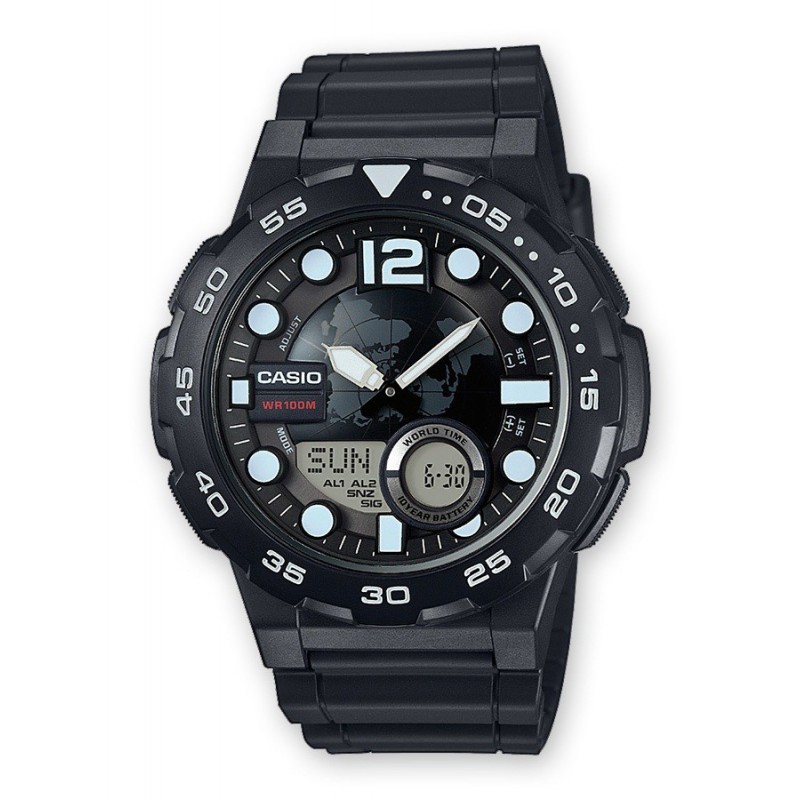 Montre Homme Casio AEQ-100W-1AVDF Montre Homme Casio AEQ-100W-1AVDF