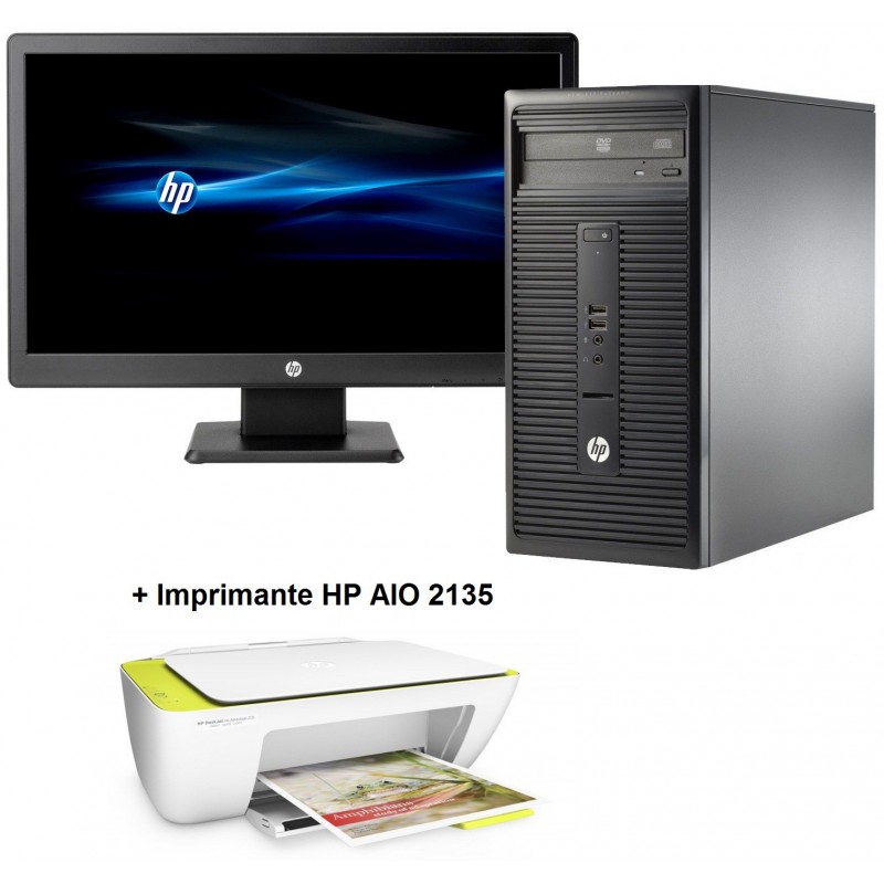 Pc de bureau HP 280 G1 / i3 4é Gén / 2 Go + ?Clé 3G + Imprimante HP 2135 Offertes Pc de bureau HP 280 G1 / i3 4é Gén / 2 Go + ?Clé 3G + Imprimante HP 2135 Offertes